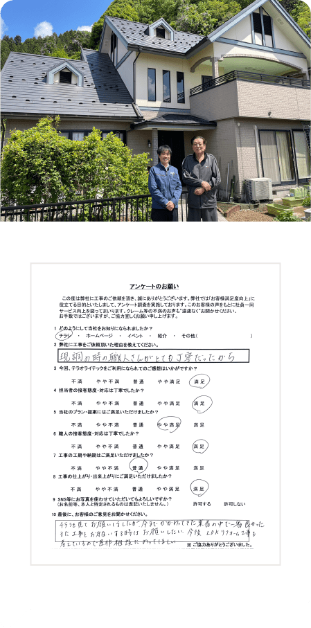 お客様の笑顔が溢れてます